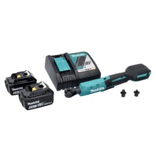 Makita DWR 180 RG Visseuse à cliquet sans fil 18 V + 2x 6,0 Ah + chargeur