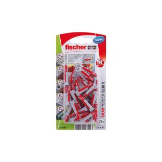 Fischer Chevilles nylon universelles DuoPower - 6x30 mm