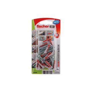 Fischer Cheville - Duopower - 5x25 mm - Pack de 45 - Nylon bi-matière