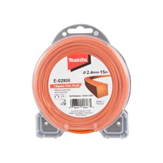 E-02808 Fil carré Square Trim+ 2,4 mm 15 m orange