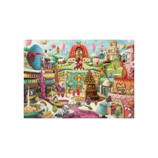 Ravensburger Puzzle adulte La rue de la douceur - 1000 pièces