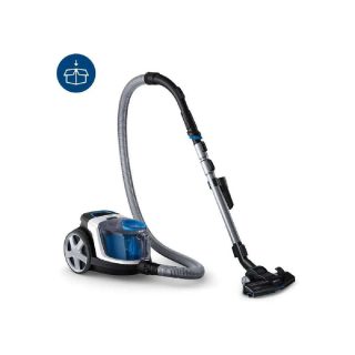 Cet aspirateur sans sac Philips PowerPro Compact absorbe 99,9% de la poussiere grâce a...