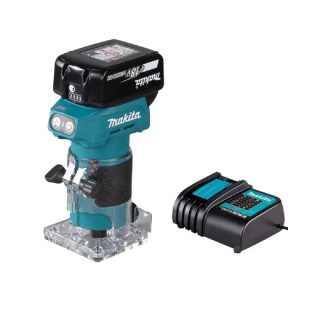 Makita Affleureuse Ø 6 mm 1x3Ah 18V LXT DRT52SF en c