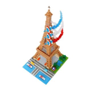 Bandai Nanoblock Tour Eiffel jeu de construction - Multicolore