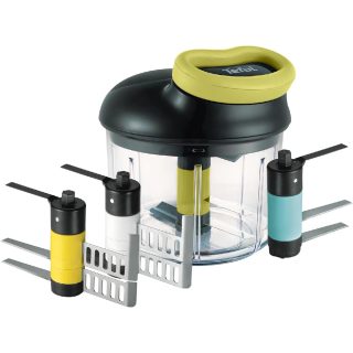 Hachoir Manuel 5 Secondes 900ml – Lames Inox, Noir & Vert