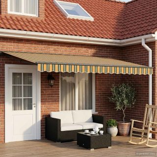 vidaXL Auvent rétractable électrique 4,5 × 3,5 m