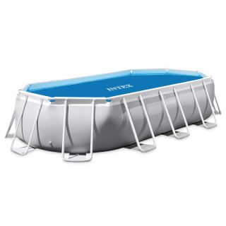 Bâche à bulles renforcée pour piscine tubulaire ovale 6,10 x 3,05 m - Intex