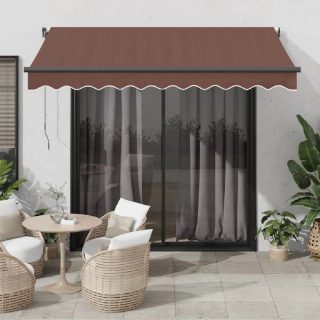 vidaXL Auvent rétractable automatique 350x250 cm