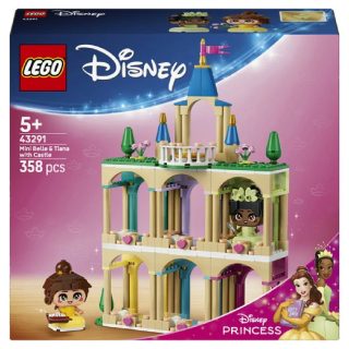 LEGO Disney Princess 43291 Mini Belle & Tiana avec Set de Construction du Château