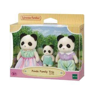EPH5770 Famille Panda - Ensemble 3 figurines articulées