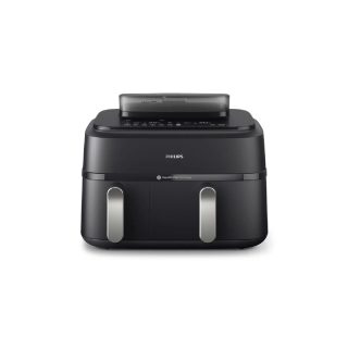 Friteuse sans huile Philips NA551/00 5000 Series - double bac, 9 l, noire