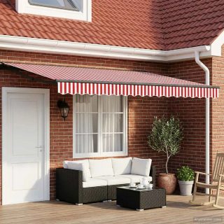 vidaXL Auvent rétractable électrique 4,5 × 3,5 m