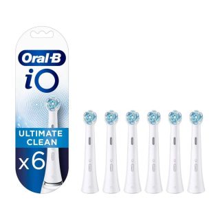 Têtes de Brosse à Dents Électrique Oral-B Sonic iO Ultimate Clean Blanches (6 Unités)