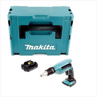Makita DFS 451 Y1J Visseuse à cloison sèche sans fil 18V + 1x 1,5 Ah + Makpac