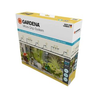 Gardena Kit d’initiation arrosage - Terrasse - Jusqu’à 30 plantes - Installation facile