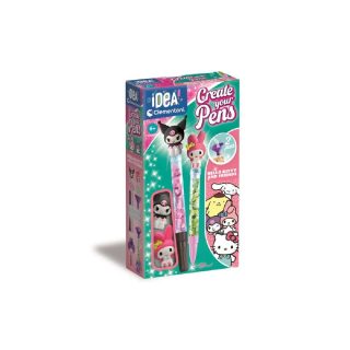 Clementoni Crée Stylos Melody & Kuromi - Lot de 2 stylos décoratifs