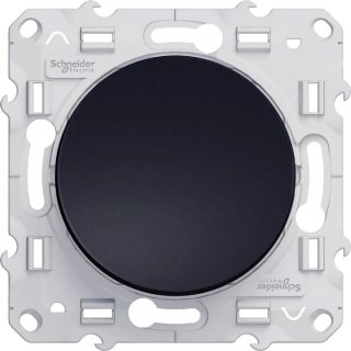 Bouton-Poussoir Odace Anthracite Schneider
