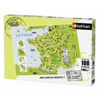 Ravensburger Puzzle Carte de France 100 pièces