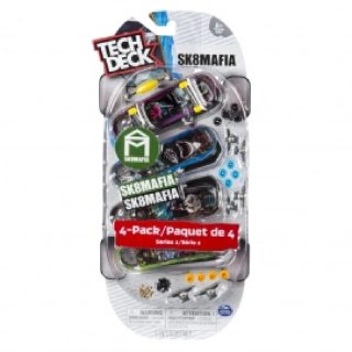 Tech Deck Pack De 4 Skates