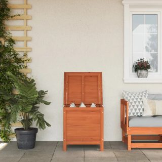 Boîte de rangement vidaXL - Marron 50x49x56,5 cm
