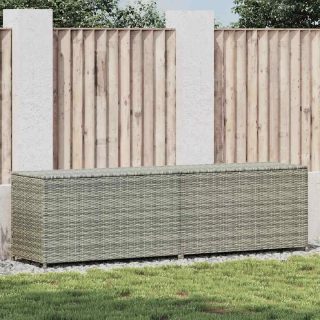 vidaXL Boîte de rangement - Gris