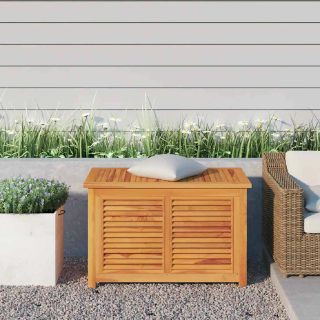 vidaXL Boîte de rangement - Bois de teck