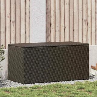 vidaXL Boîte de rangement jardin 100x50x50 cm - Marron
