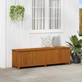 Vidaxl Boîte de Rangement Jardin 200 cm - Bois Acacia