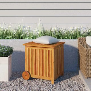 Boîte de rangement vidaXL avec roues 60x50