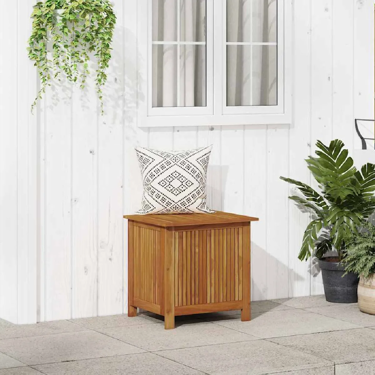 Vidaxl Boîte de rangement de jardin 60x50x58 cm Bois dacacia solide 310283