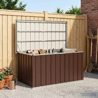 vidaXL Boîte de rangement 129x67 cm Marron