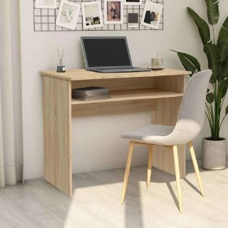 vidaXL Bureau - Chêne sonoma