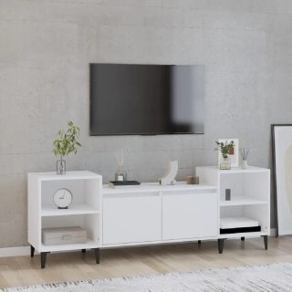 Vidaxl 821196 Meuble TV Blanc 160x35x55 cm Bois d'ingénierie