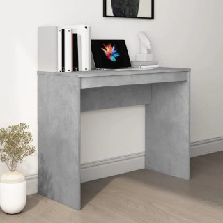 vidaXL Bureau - Gris béton