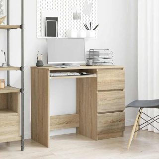 VIDAXL Bureau - Chêne sonoma