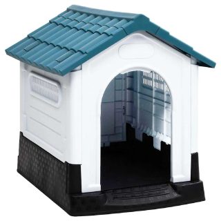 vidaXL Niche pour chien - Bleu