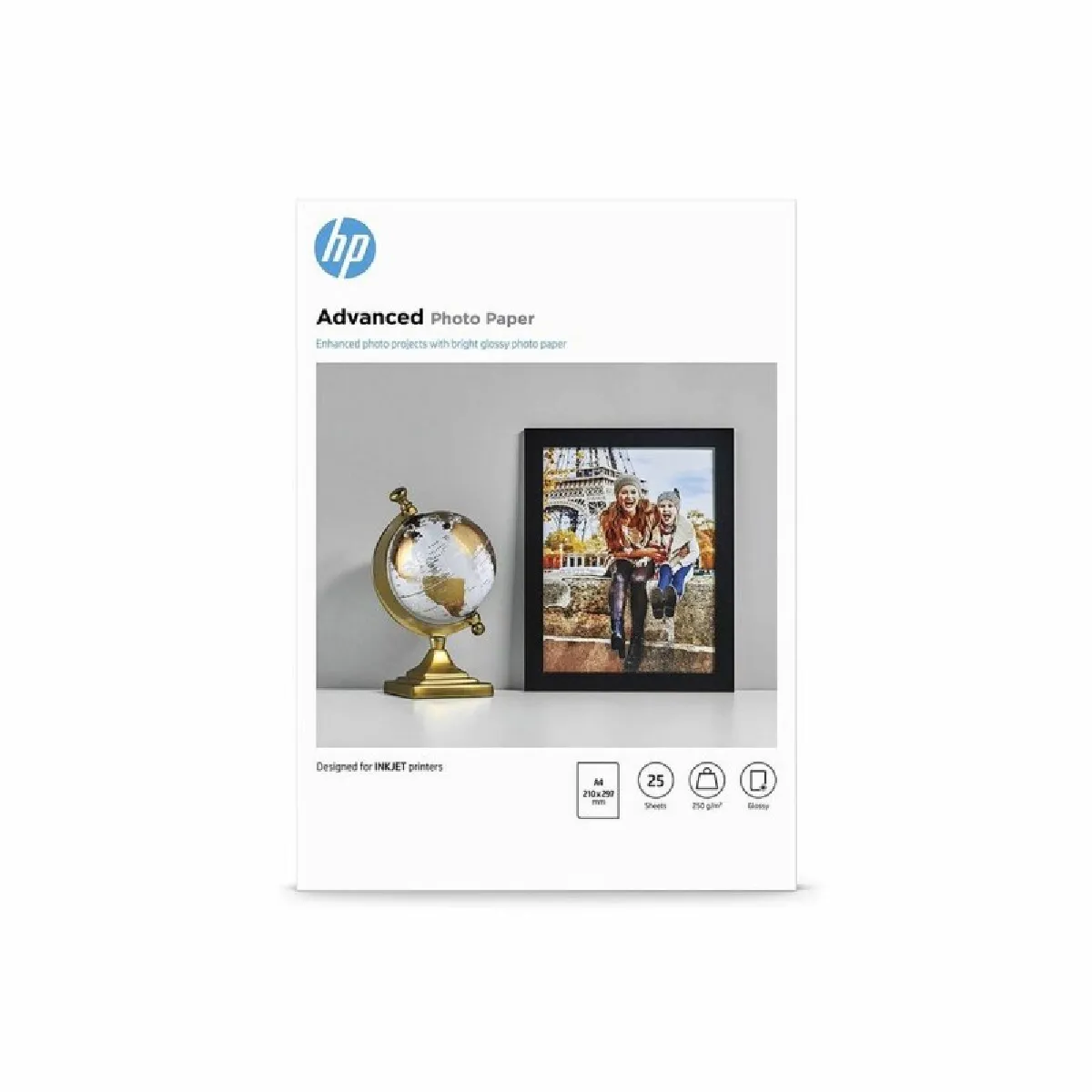 HP Papier photo A4 brillant - Q5456A