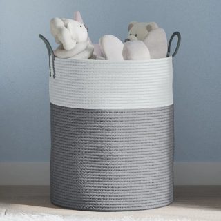 vidaXL Panier de rangement Ø38x46 cm - Coton