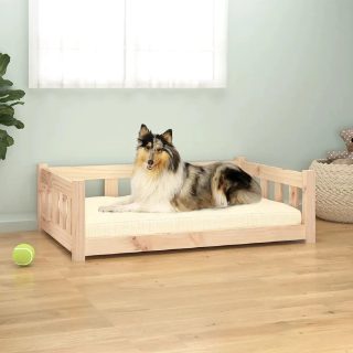 Vidaxl Lit pour chien 95 5x65 5x28 cm bois de pin solide 833255