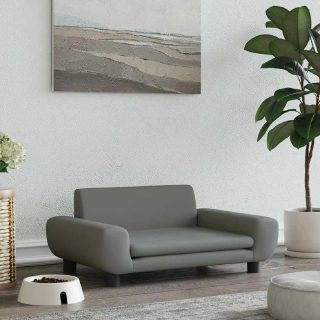 Vidaxl Lit pour chien - Gris foncé 70x45x33 cm