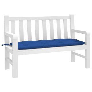 vidaXL Coussin de banc - Bleu 120x50x7 cm