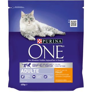 Purina Croquettes pour chat adulte One Adulte poulet et céréales complètes 3kg