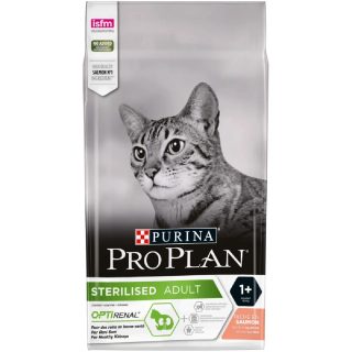 Pro Plan Croquettes pour chat stérilisé Sterilised Adult Optirenal riche en saumon 1,5kg