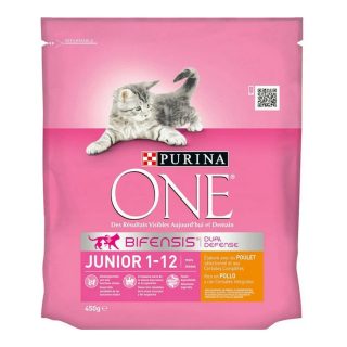 Purina One Bifensis Aliment pour chaton au poulet - 450 g