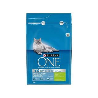 Purina Croquettes pour chat stérilisé contre les boules de poils - 3 kg