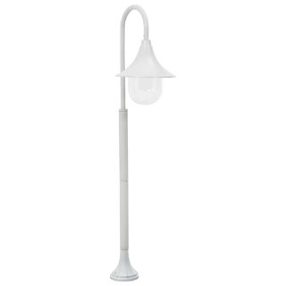 vidaXL Lampadaire Jardin 120 cm Blanc