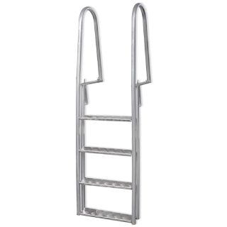Vidaxl Échelle de piscine/quai à 4 marches Aluminium 167 cm 91197