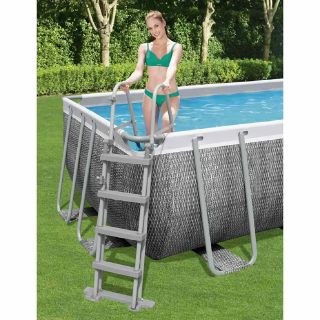 Bestway Echelle de sécurité 2 x 4 marches pour piscine hauteur 122 cm
