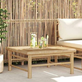 Vidaxl Table de jardin 65x65x30 cm Bambou 313149