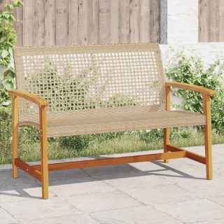 vidaXL Banc de jardin 112 cm